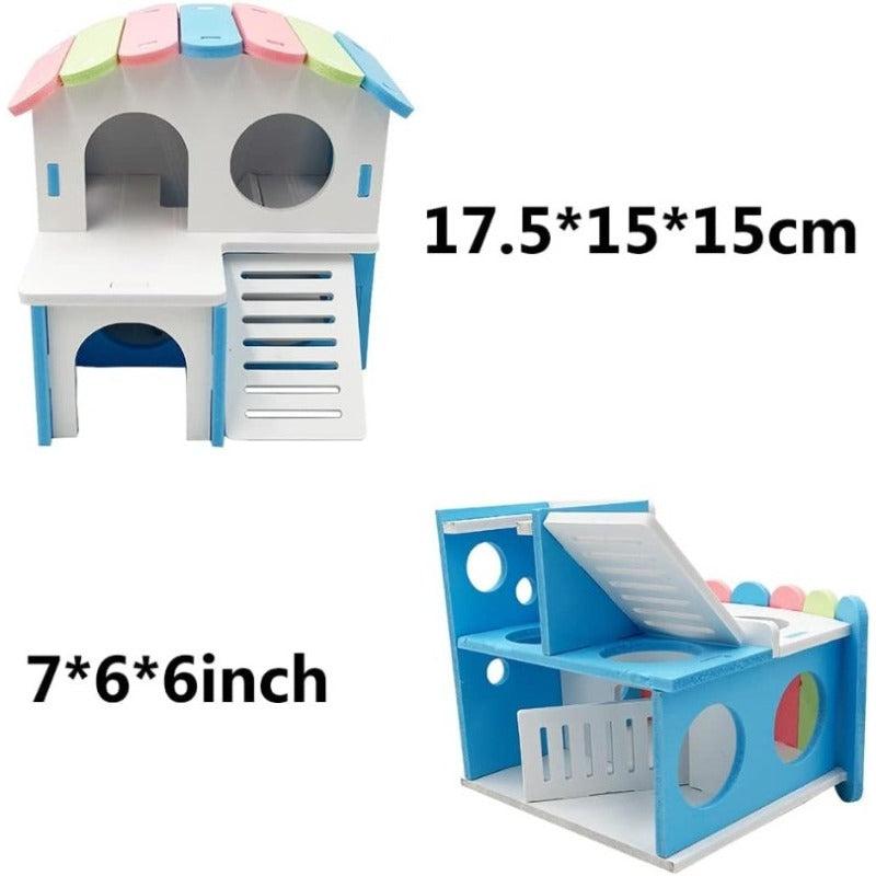Hamster House Small Animal Habitat Toys Hamster Villa Pet Landscaping