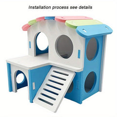 Hamster House Small Animal Habitat Toys Hamster Villa Pet Landscaping