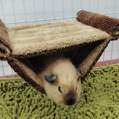 Plush Hamster Hammock Bed for Small Animals