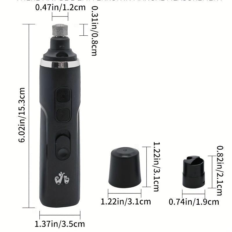 Rechargeable Pet Nail Grinder Clipper for Cats and Dogs