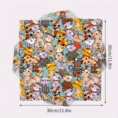 Small Pet Hammock Cartoon Print Hanging Hamster Nest