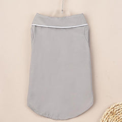 Pet Casual Button Down Pajamas Dog Home Wear Clothes Soft Puppy Shirt