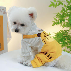 Corduroy Jumpsuit for Small Dogs Puppy Overalls Classic Outfit