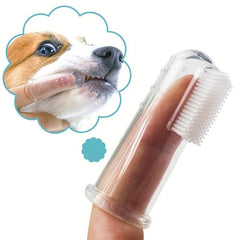 Pet Finger Toothbrush For Dogs And Cats Dental Care