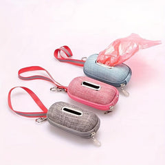 Dog Poop Bag Dispenser with Rope for Cleaning