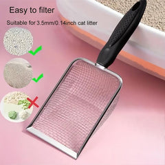 Stainless Steel Pet Litter Scooper for Cat and Dog Supplies