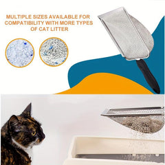 Stainless Steel Pet Litter Scooper for Cat and Dog Supplies