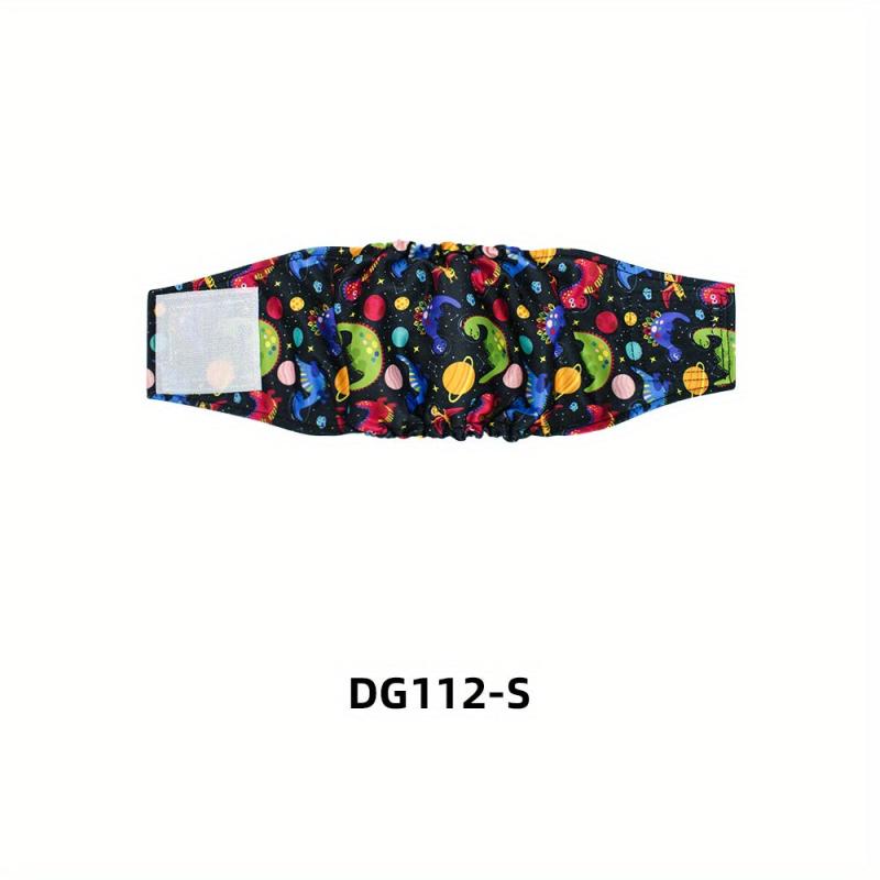 Washable Reusable Belly Wrap Diapers for Small Male Dogs