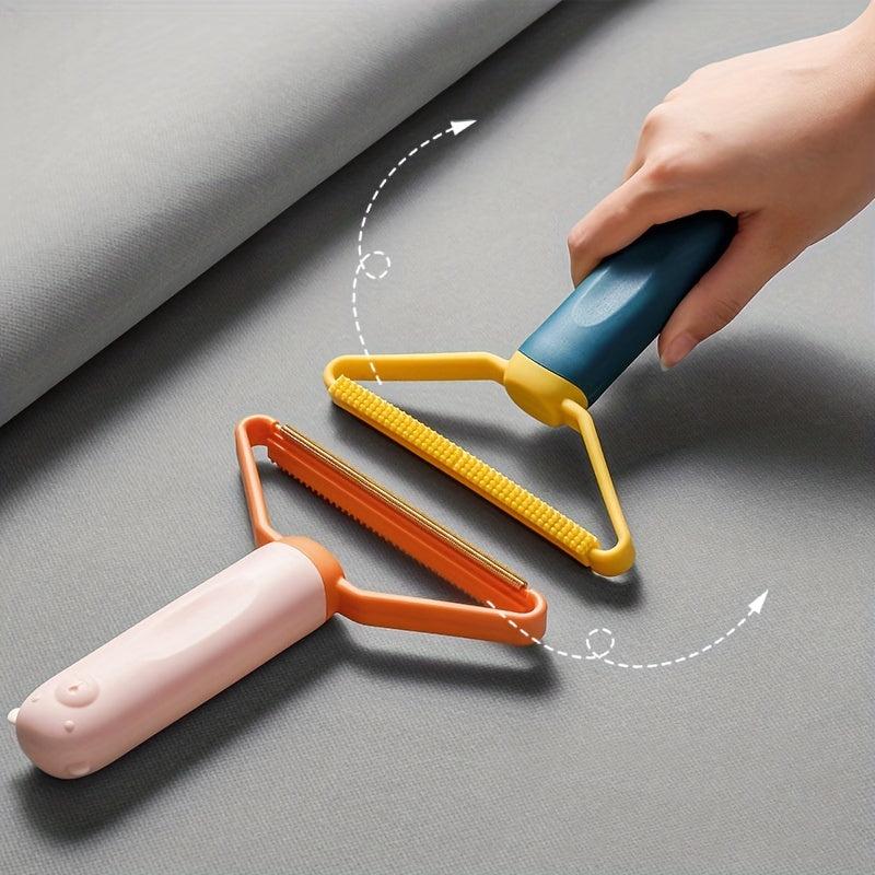 Dual-Sided Pet Grooming Tool & Fabric Shaver for Hair Removal
