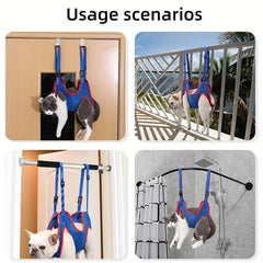 Breathable Pet Grooming Harness with Nail Clippers for Dogs