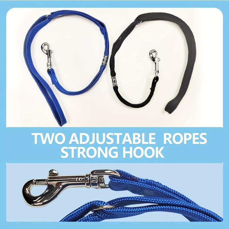 Adjustable Dog Bathing Tether with Suction Cup for Grooming