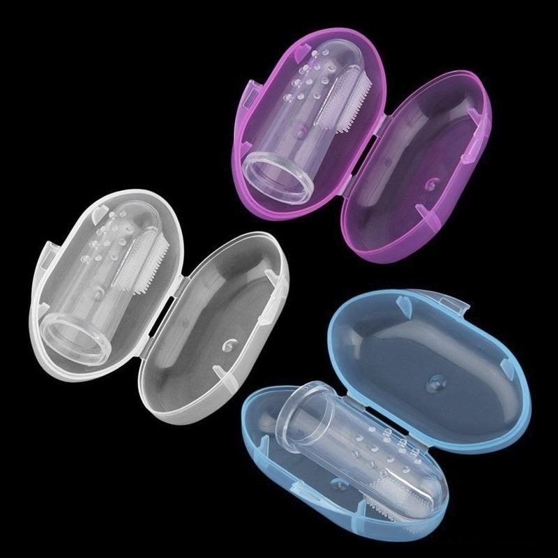 Pet Silicone Fingertip Toothbrushes 2 Boxes for Dogs and Cats