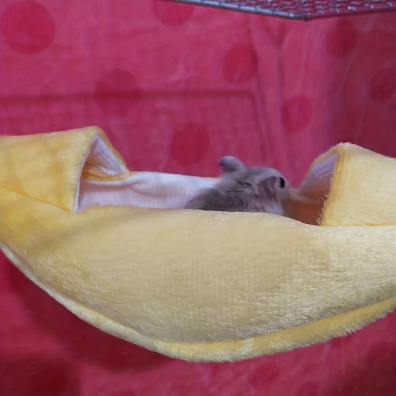 Hamster Plush Banana Hammock Hanging Bed