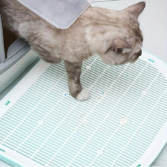 Double Layer Cat Litter Mat Urine Proof Litter Trapping Mat Easy to Clean