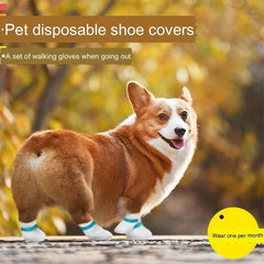 Disposable Pet Dog Paw Cover Shoes 20pcs Per Bag Waterproof Dog Boots