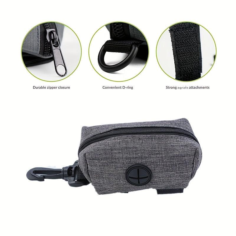 Portable Pet Poop Bag Holder Dispenser for Dog Outdoor Supply