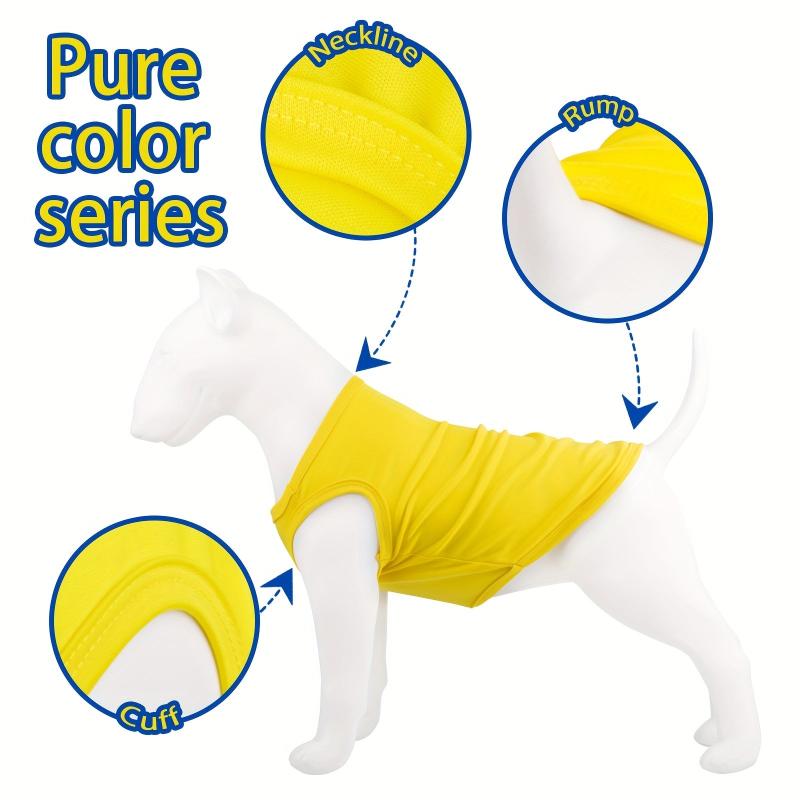 Colorful Small Dog Shirt Soft Blank Puppy T Shirt Pet Summer Clothes