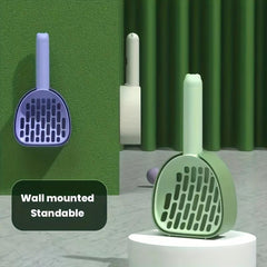 Pet Litter Scooper with Integrated Handle for Cat and Dog Cleaning
