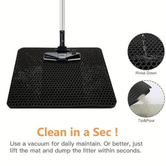 2-Layer Cat Litter Mat Waterproof Leak Proof Indoor Toilet Mat