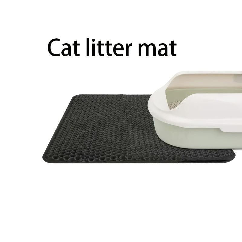 2-Layer Cat Litter Mat Waterproof Leak Proof Indoor Toilet Mat