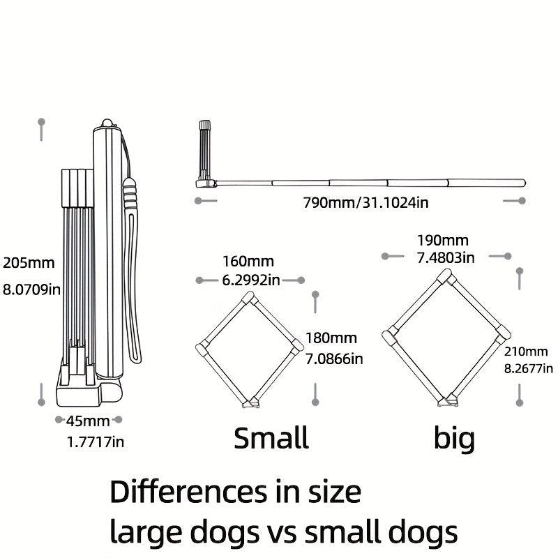 Portable Dog Poop Cleaning Tool Long Handled Pet Excrement Collector