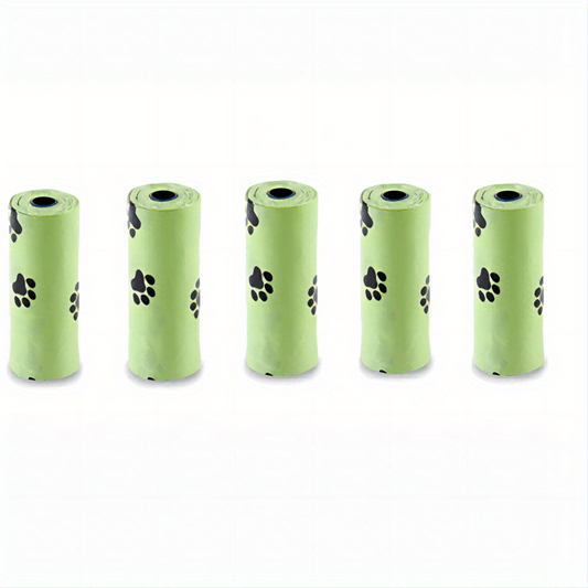 Foldable 2-in-1 Poop Scooper with 4x15 Bags