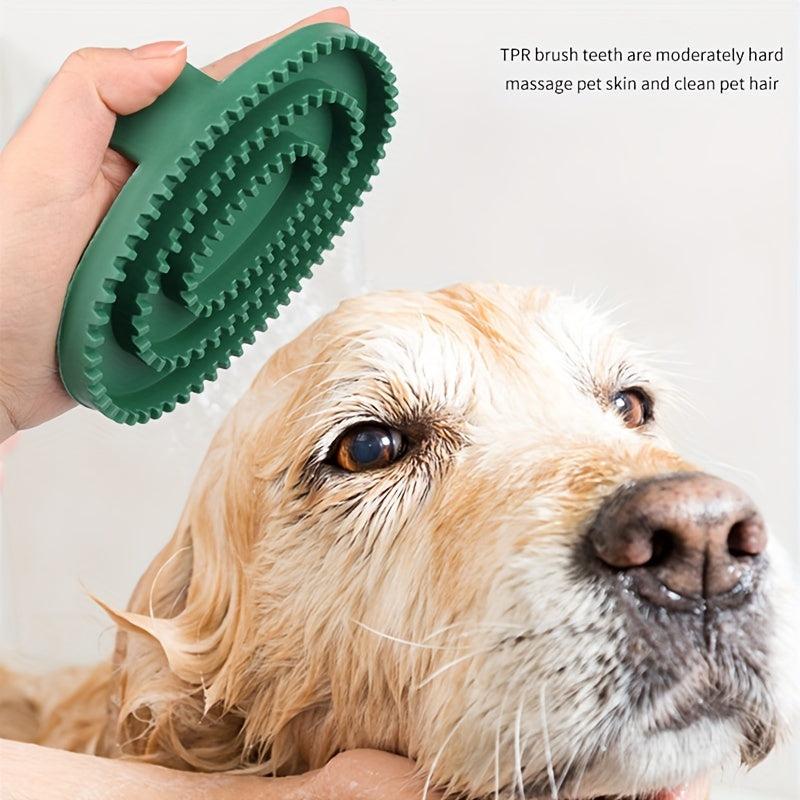 Pet Grooming Brush Dog Cat Bath Massage Hair Removal Brush