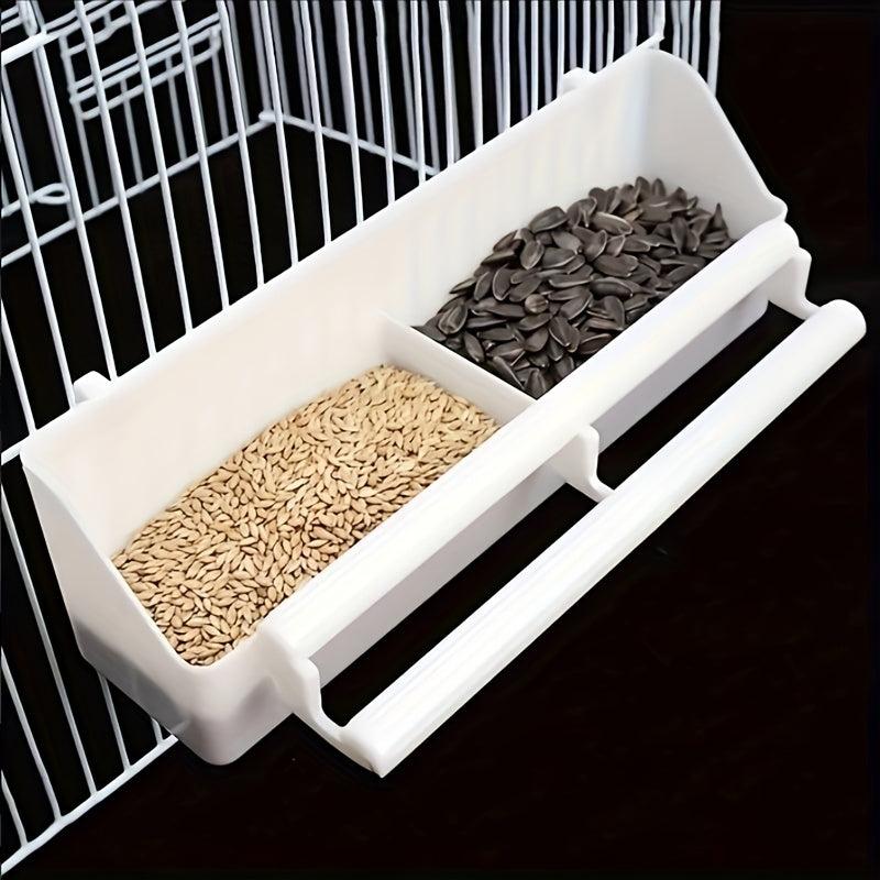 Double Dish Pet Bird Water Feeder