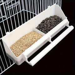 Double Dish Pet Bird Water Feeder