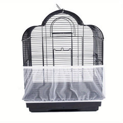 Bird Cage Cover Seed Catcher Mesh Round Square Cage