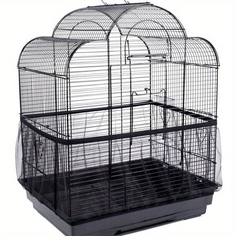 Bird Cage Cover Seed Catcher Mesh Round Square Cage