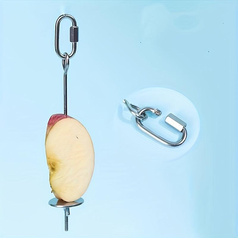 Parrot Stainless Steel Fruit Fork Corn Fork Pet Bird Supplies
