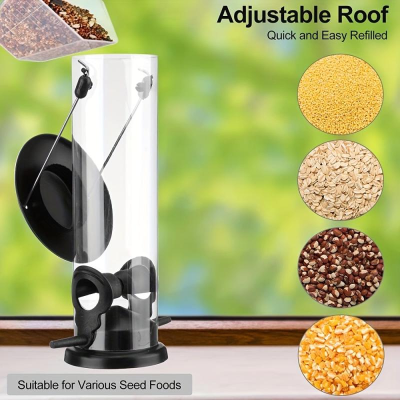 Hanging Bird Feeder for Garden and Yard with Metal Handle