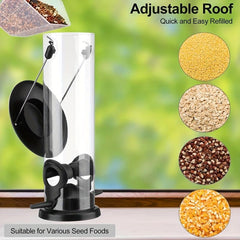 Hanging Bird Feeder for Garden and Yard with Metal Handle