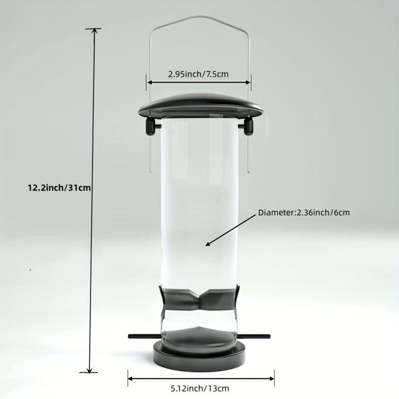Hanging Bird Feeder for Garden and Yard with Metal Handle
