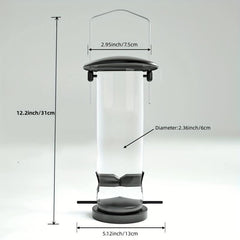 Hanging Bird Feeder for Garden and Yard with Metal Handle