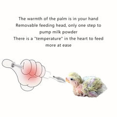 4pcs Bird Feeder Supplies For Parrots Needle Tube Feeder Parrot Feeding