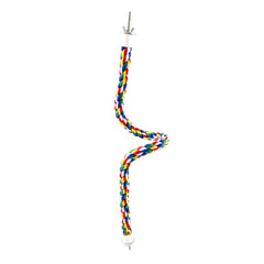 Colorful Rope Bird Stand Parrot Toy Climbing Ladder