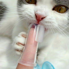 Dog Finger Toothbrush Kit for Pet Oral Health