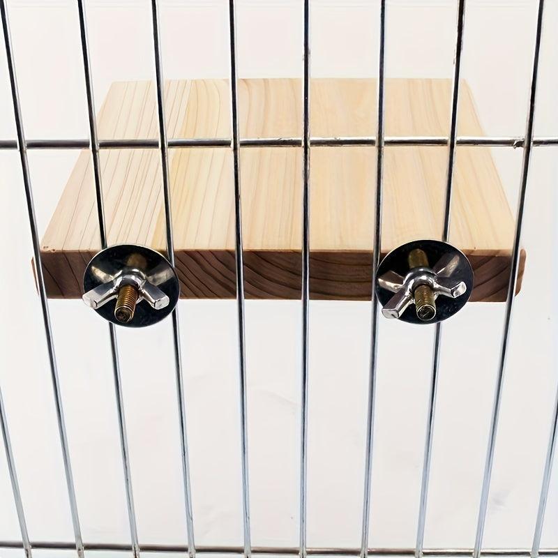 Parrot Stand Board Log Stand Board Bird Habitat Toy Platform