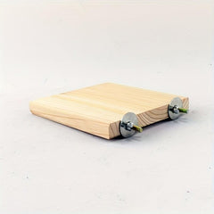 Parrot Stand Board Log Stand Board Bird Habitat Toy Platform