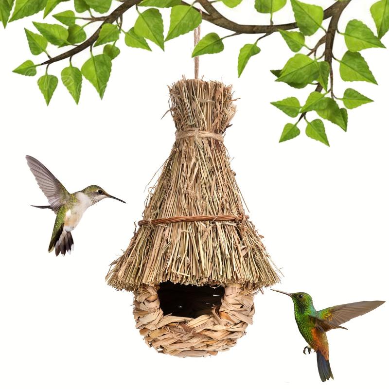 Straw Bird Nest Creative Bird Cage Bird House Outdoor Decoration