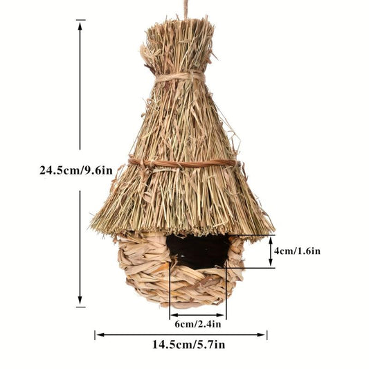 Straw Bird Nest Creative Bird Cage Bird House Outdoor Decoration