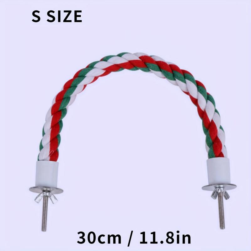 Parrot Standing Rope Spiral Climbing Ladder Bird Toy