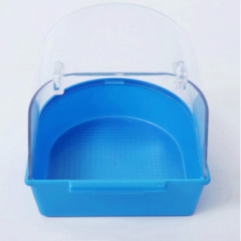 Bird Hanging Bath Cube for Parrots Cockatiel Shower Box