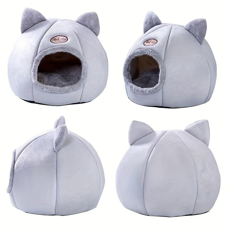 Soft and Warm Cozy Cat Bed for Winter
