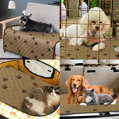Pet Paw Print Mat Cartoon Blanket Soft Comfortable