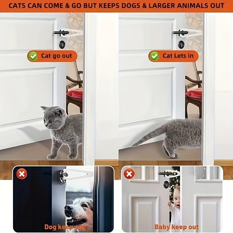 Adjustable Cat Door Holder Latch Cat Door Bracket Stopper