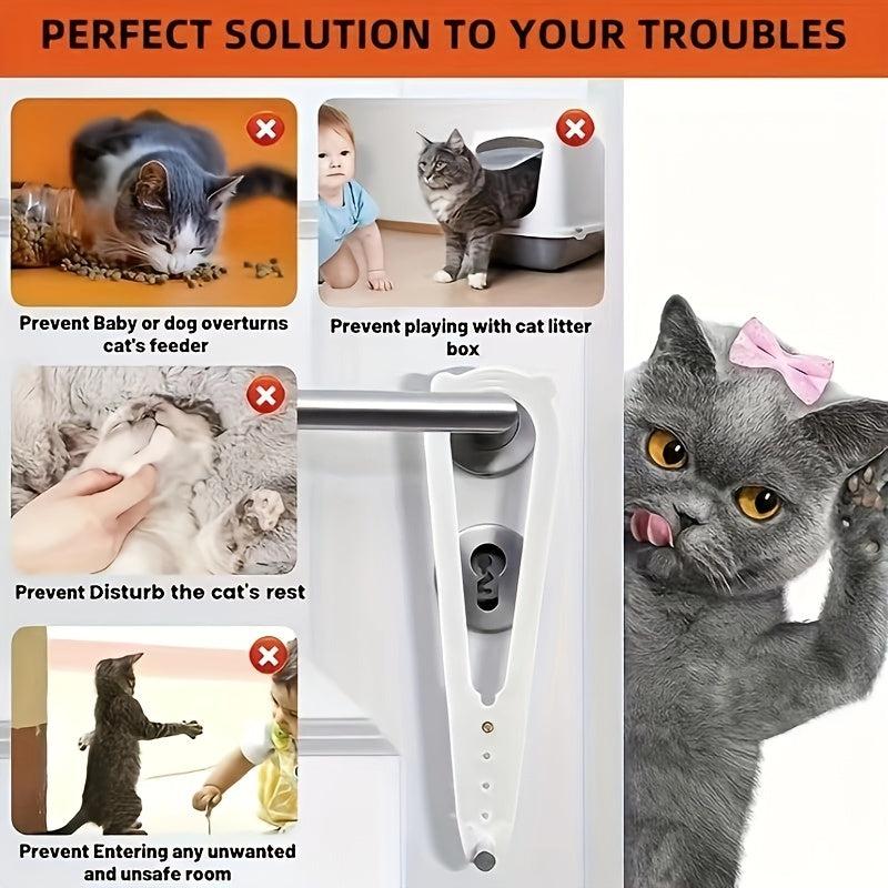 Adjustable Cat Door Holder Latch Cat Door Bracket Stopper