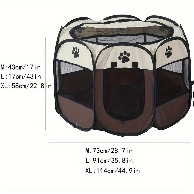 Foldable Pet Playpen Indoor for Dogs Cats Rabbits